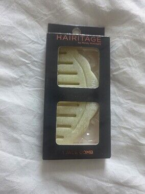 HAIRITAGE Jade Hair Comb - Green